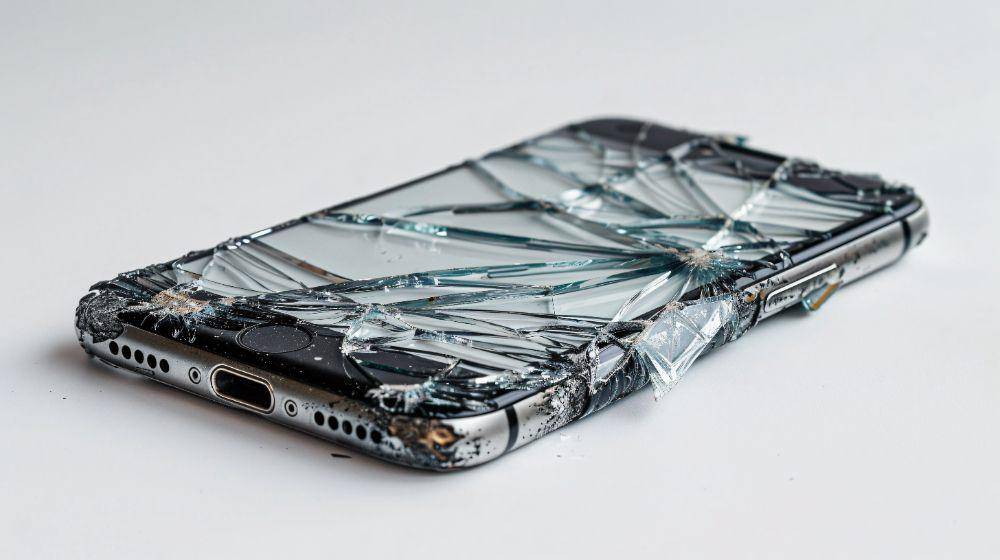 ilustrasi handphone rusak (freepik.com/freepik)