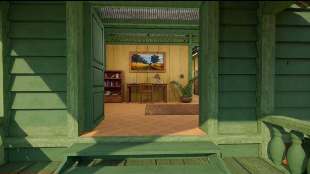 Rumah panggung Upin dan Ipin di Kampung Durian Runtuh (dok. Les' Copaque Production/Upin&Ipin)