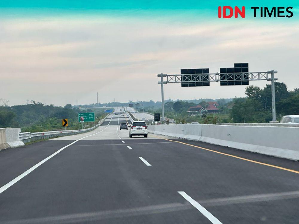 Jalur tol Solo-Jogja. (IDN Times/Larasati Rey)