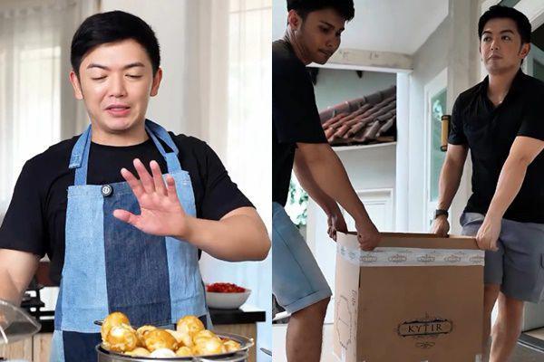 7 Potret Nicky Tirta Berbagi Makanan Buka Puasa, Masak 100 Porsi