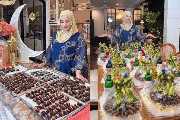 7 Potret Tasyi Athasyia Bikin Hampers Lebaran 2025 Sendiri