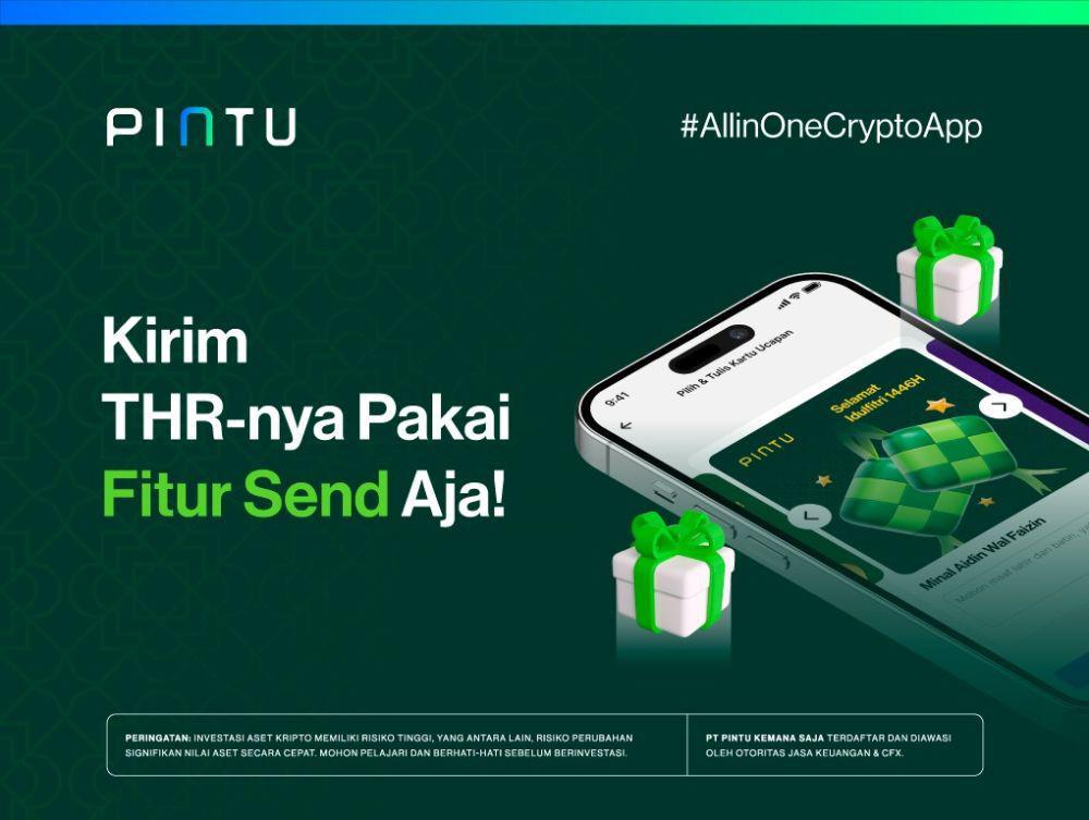 Kirim THR Crypto via PINTU, Rayakan Lebaran dengan Cara Baru