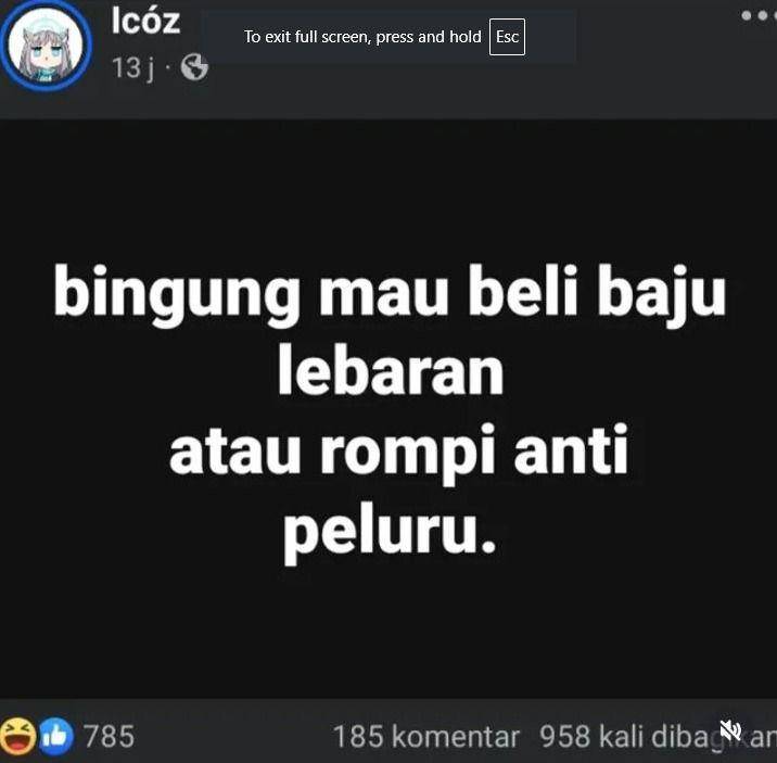 meme rompi antipeluru (instagram.com/pulaumeme.id)