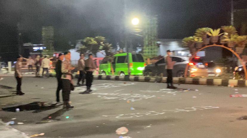 Demo Aliansi BEM Sukabumi Tolak UU TNI Berakhir Ricuh
