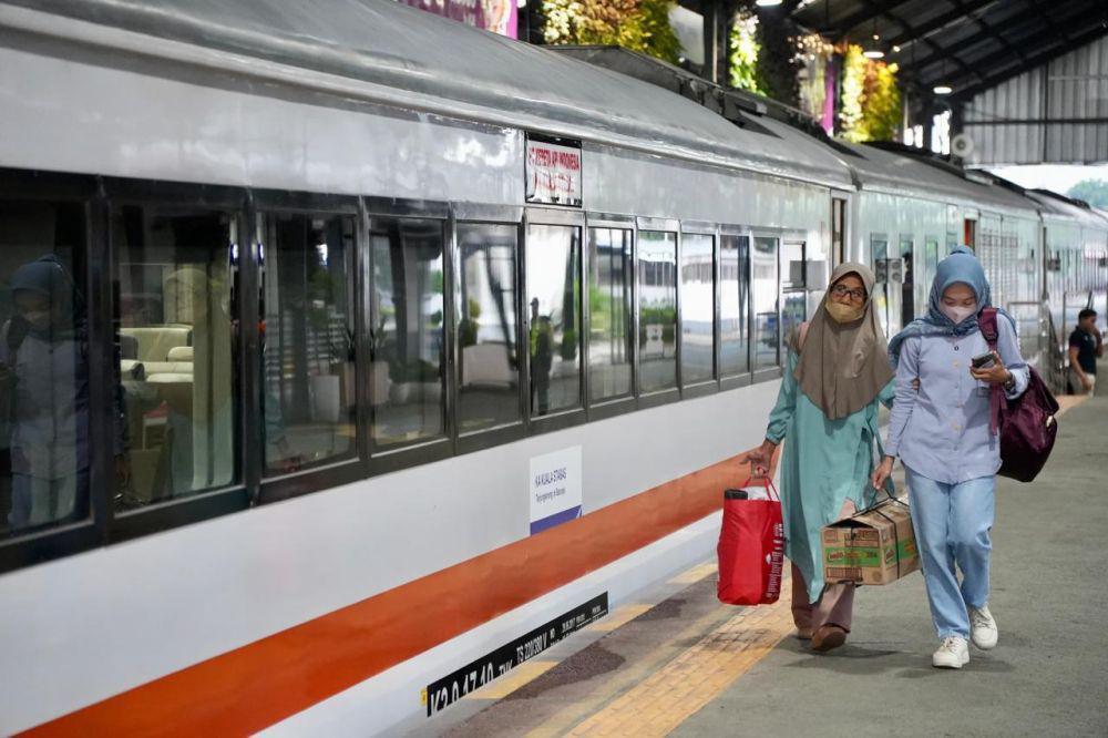 Mudik Gratis Kereta Api Stasiun Tanjungkarang, Ada 1.700 Tempat Duduk