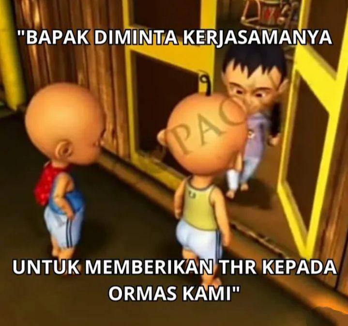 meme ormas minta THR (instagram.com/ti_memetruant)