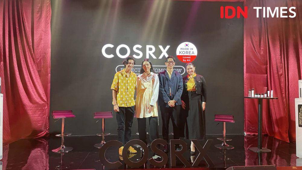 COSRX meluncurkan kampanye "Better Skin Together with #TemanCOSRX Expecting Tomorrow" dalam perayaan ulang tahun ke-7 (21/3/25) di Agora Mall, Jakarta Pusat. (IDN Times/Dina Salma)