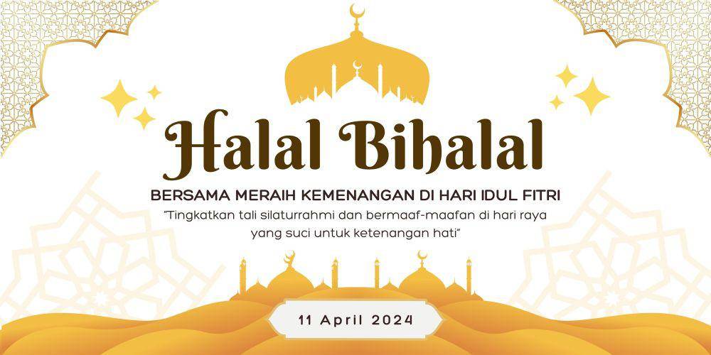 banner halal bihalal (dok. Canva/Femoza Studio)