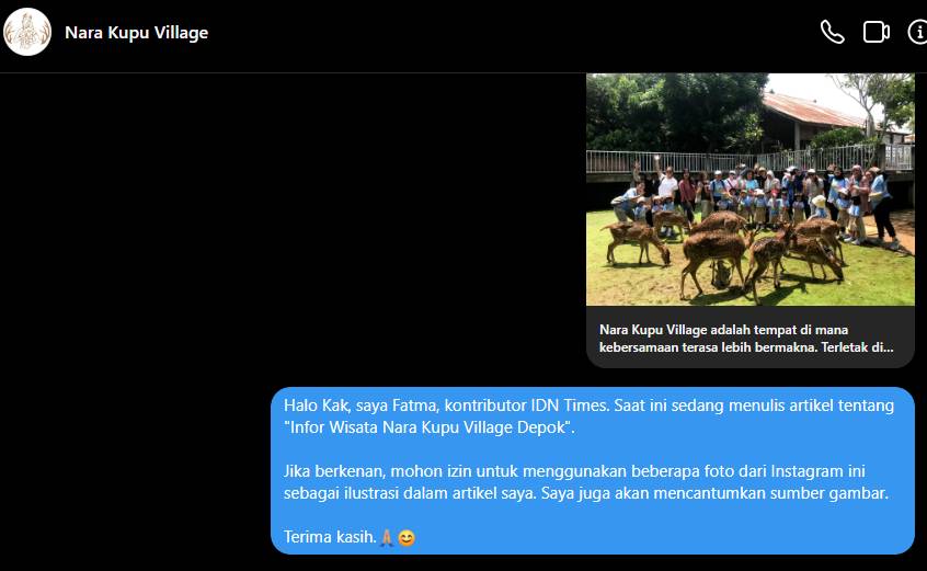 izin menggunakan foto untuk artikel