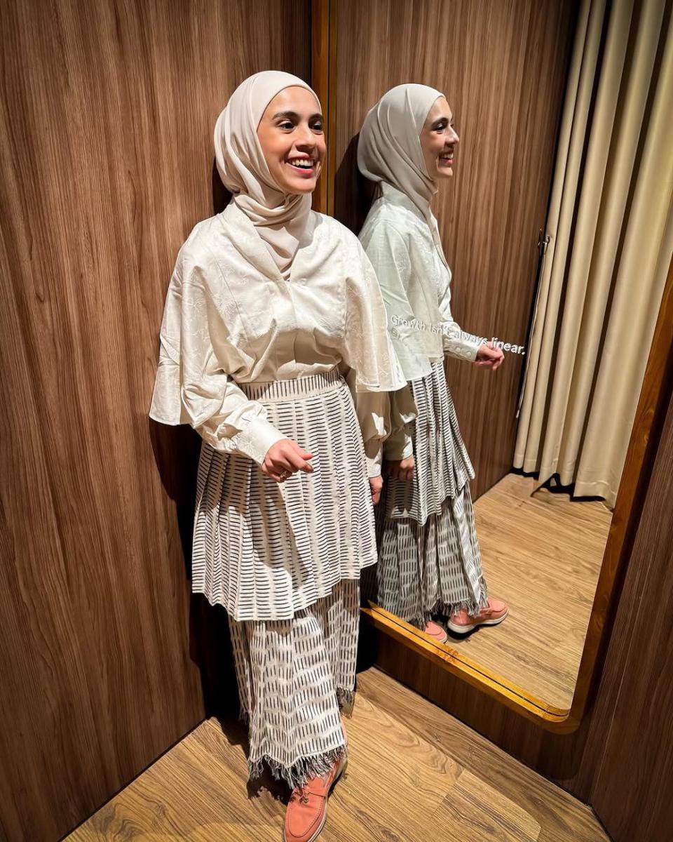 ide outfit Lebaran ala Nycta Gina (instagram.com/missnyctagina)