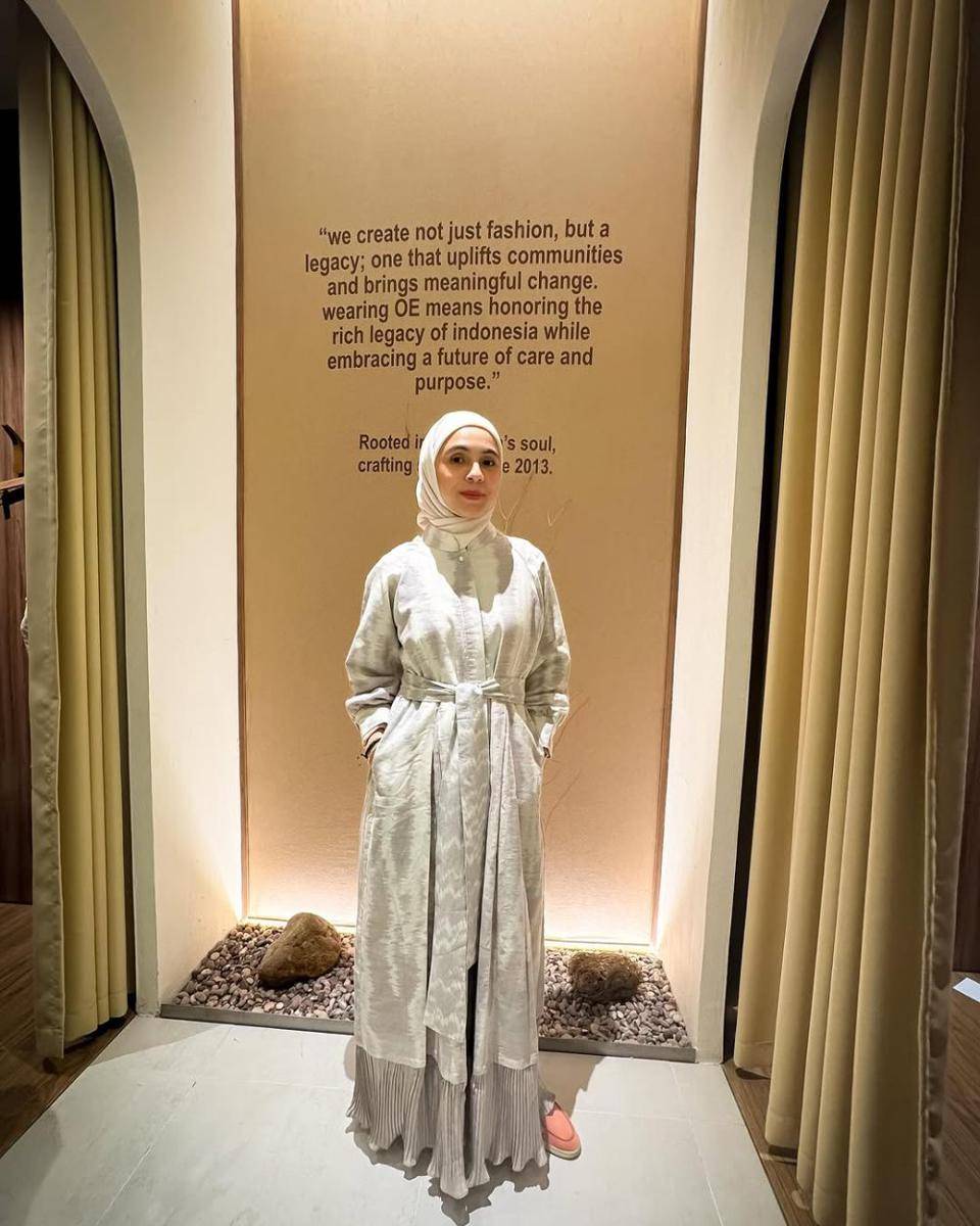 ide outfit Lebaran ala Nycta Gina (instagram.com/missnyctagina)