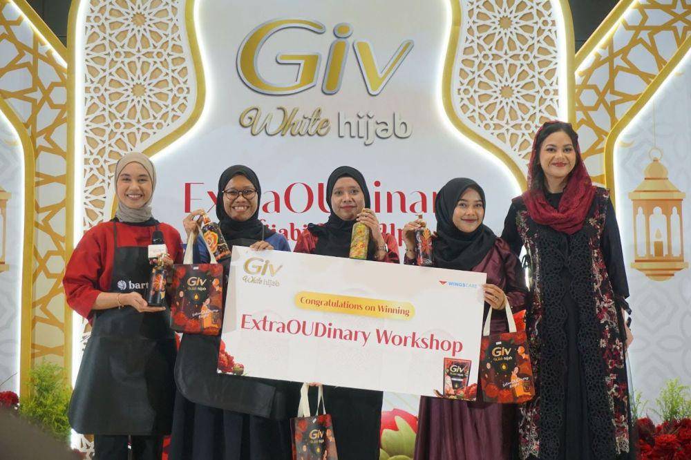 Para pemenang ExtraOUDinary Workshop di GIV White Hijab ExtraOUDinary Hijabi Meet-Up (IDNTimes/Tisa Ajeng)