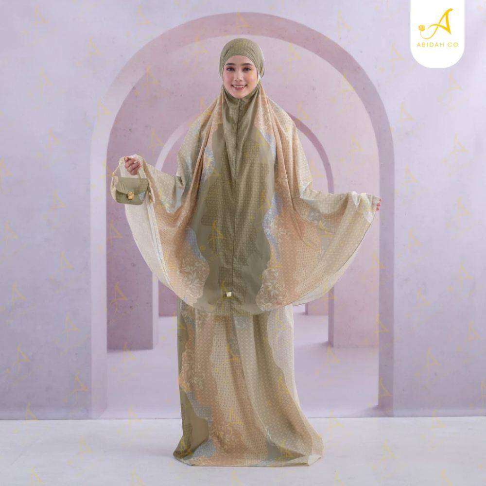rekomendasi mukena yang travel friendly (shopee.co.id/Abidah_co)