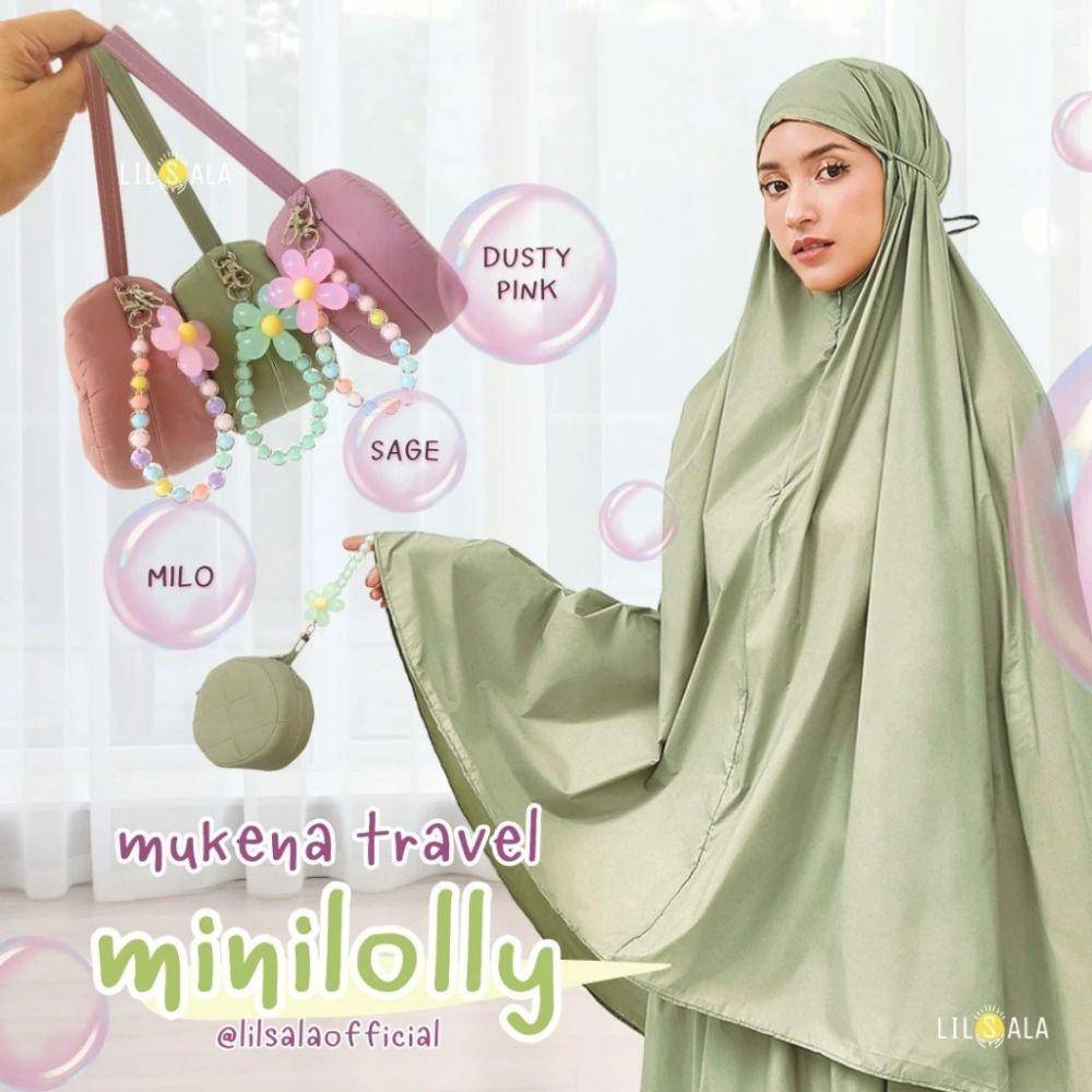 rekomendasi mukena yang travel friendly (shopee.co.id/LILSALA)