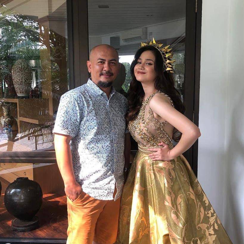 Syifa Hadju dan ayah tirinya (instagram.com/andreariyantho)