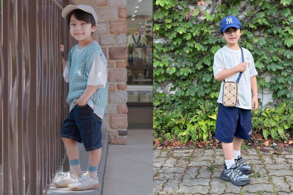 9 Inspirasi Outfit Lebaran Anak Laki-Laki ala Seo Woo Jin