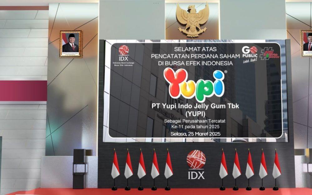 Resmi IPO, YUPI Raup Dana Rp2,04 Triliun
