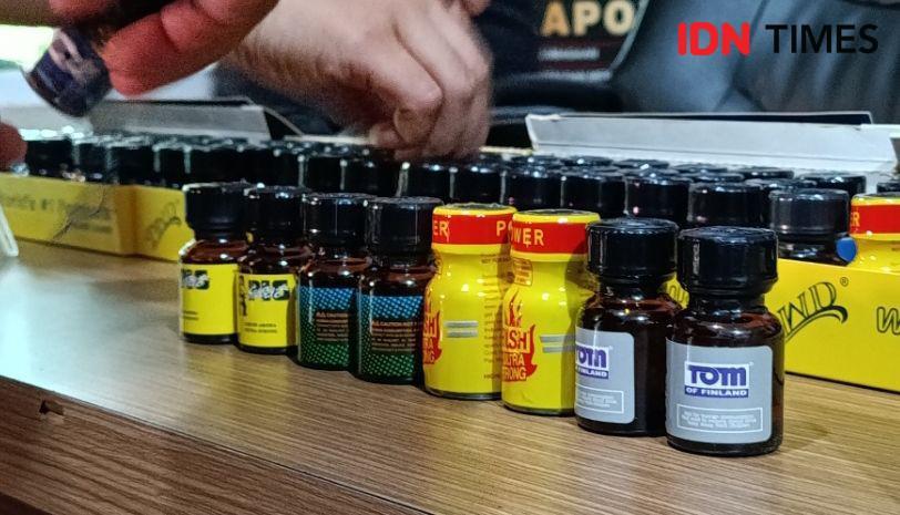 Polda NTT Sita 14 Ribu Botol Poppers, Obat Perangsang Ilegal LGBT