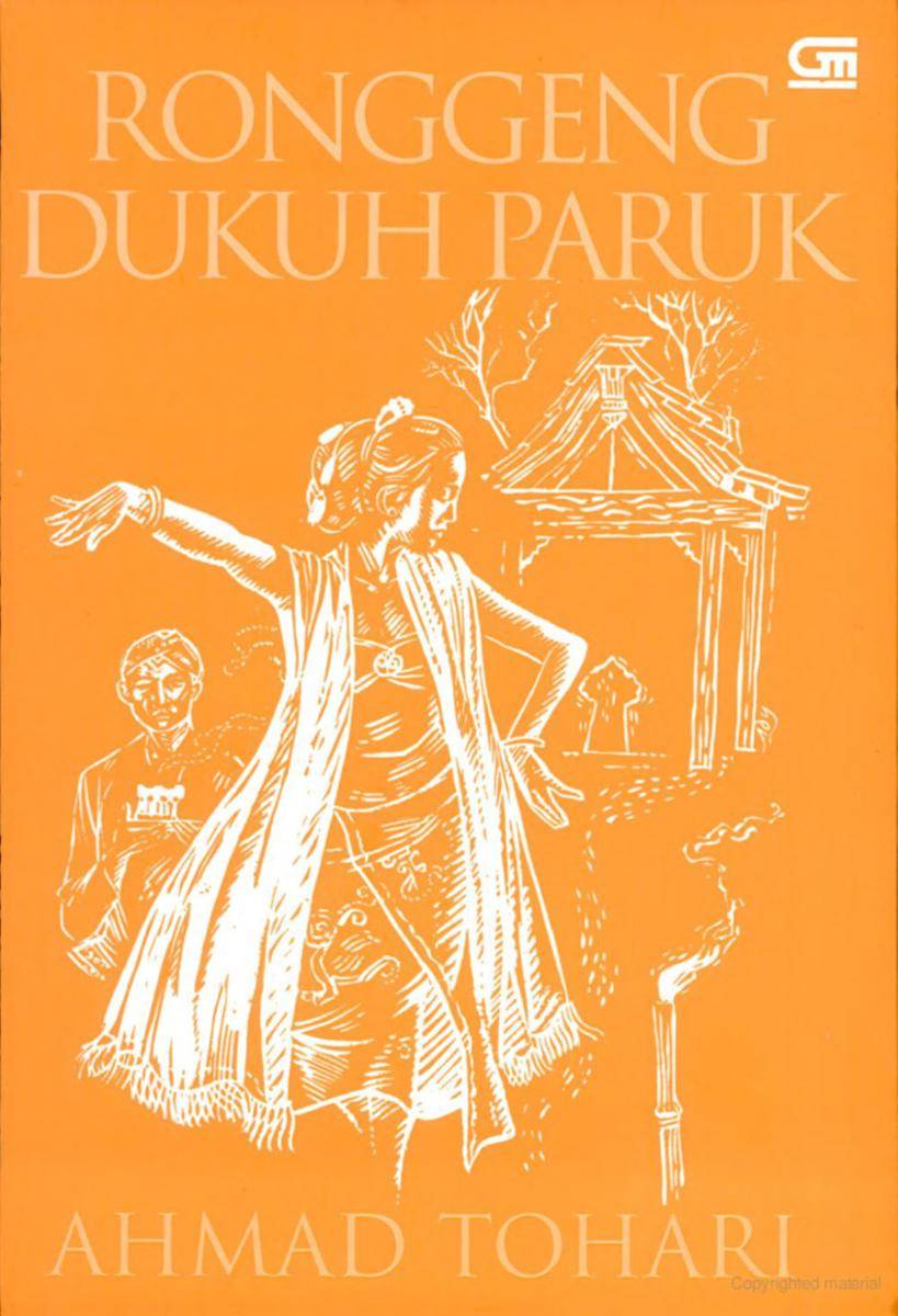 ilustrasi sampul buku Ronggeng Dukuh Paruk (goodreads.com)