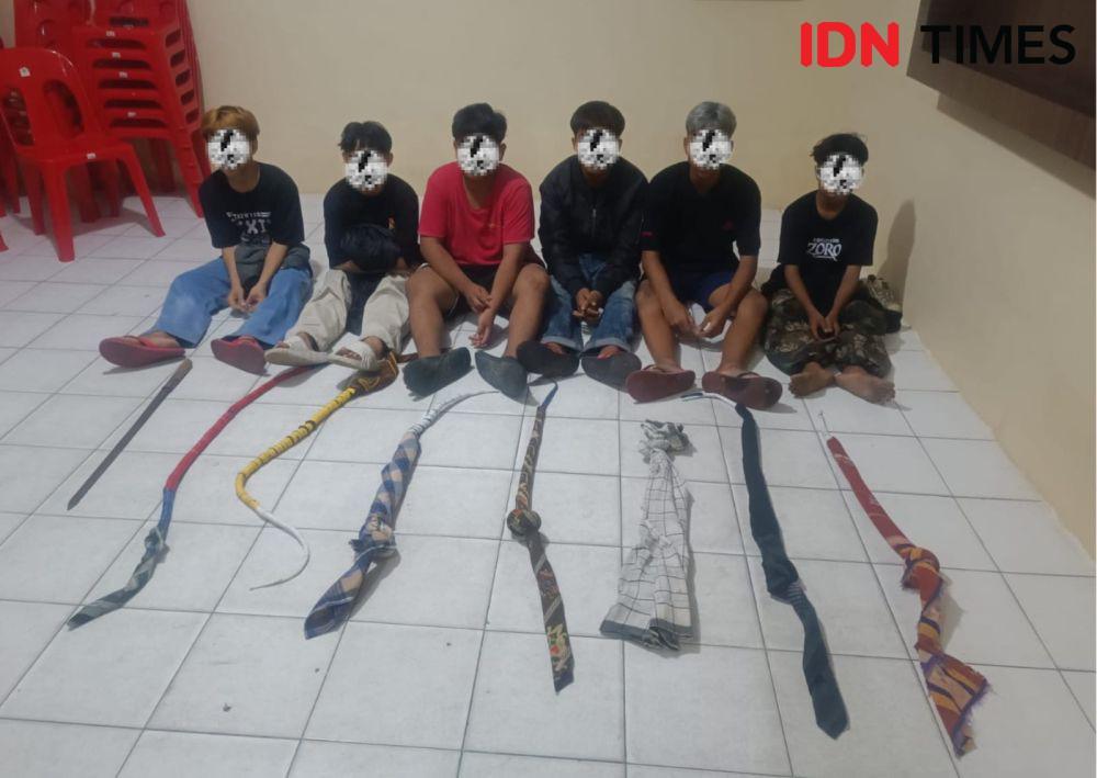 Polresta Pontianak Amankan 6 Anak di Bawah Umur akan Perang Sarung