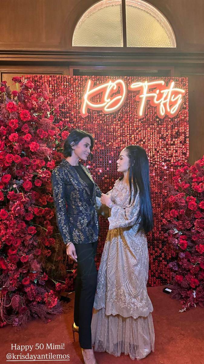 Gaya Keluarga dan Tamu di Acara Ultah KD ke-50 (instagram.com/andinieffendi)