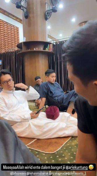 artis itikaf di pesantren (Instagram.com/chand_kelvin)