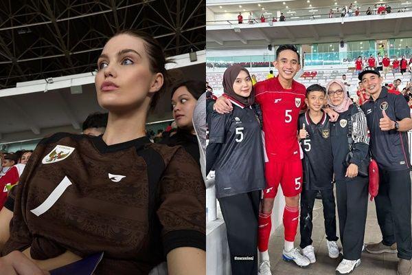 7 Potret WAGs dan Keluarga Pemain Timnas Indonesia Nonton di GBK