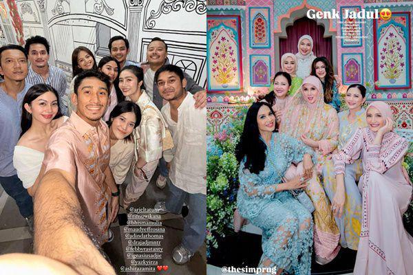 7 Potret Tamu Artis di Ultah Ke-49 Marini Zumarnis, Ada Ariel Tatum