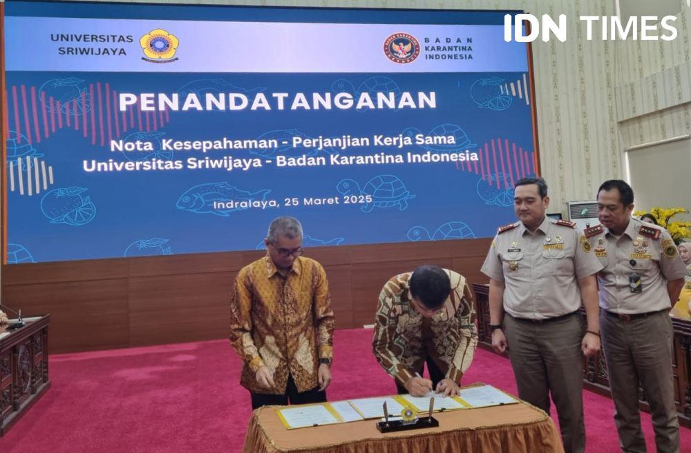 Barantin dan Unsri Kerja Sama Riset Penyakit Hewan Tumbuhan