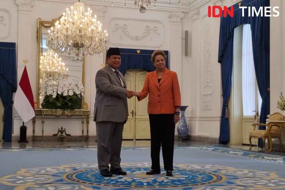 Prabowo Terima Mantan Presiden Brasil di Istana Merdeka, Bahas Apa?