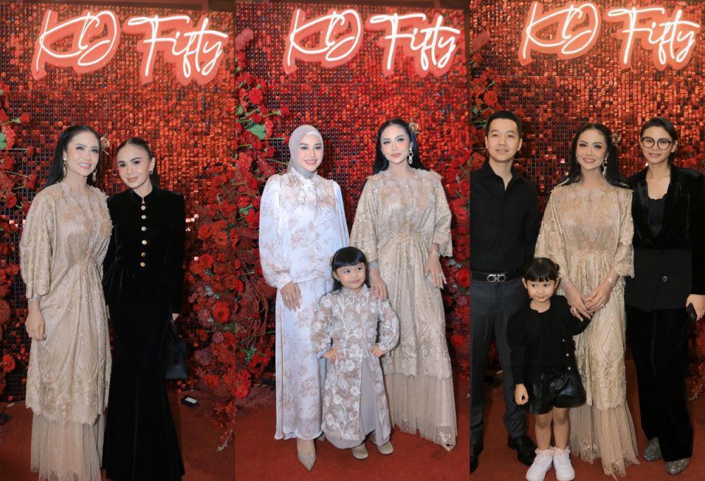 14 Gaya Keluarga dan Tamu di Acara Ultah KD ke-50, Stunning!