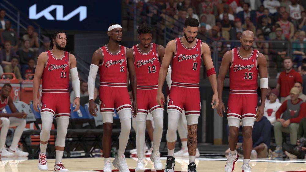penampilan para pemain Chicago Bulls dengan fitur MyTeam (dok. 2K/NBA 2K25)