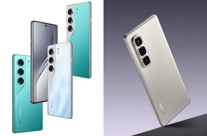 TECNO Camon 40 dan Infinix Hot 50 Pro+ (tecno-mobile.com | infinixmobility.com)