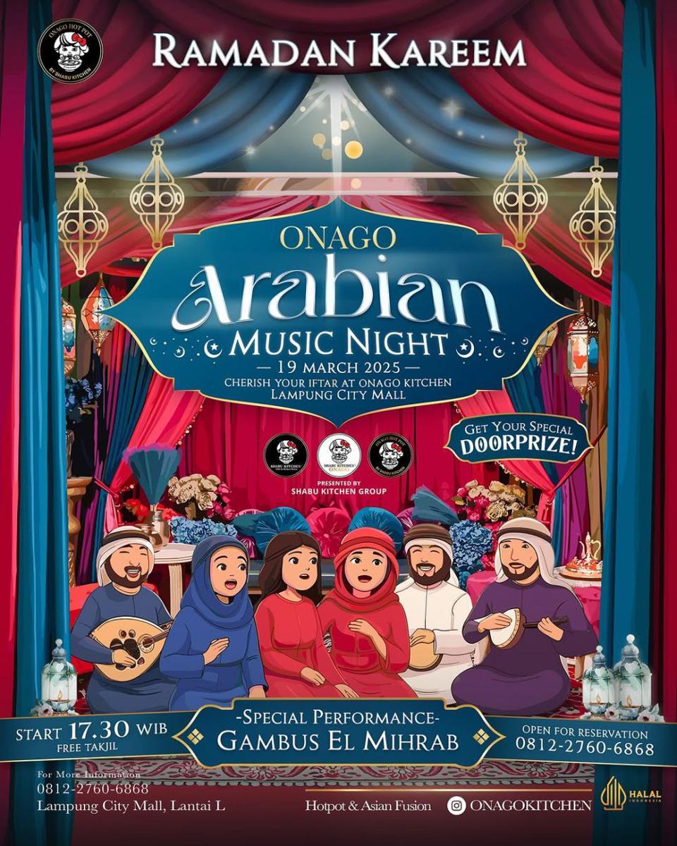 Buka Puasa di Onago Kitchen, Diiringi Musik Arabian dan Tarian