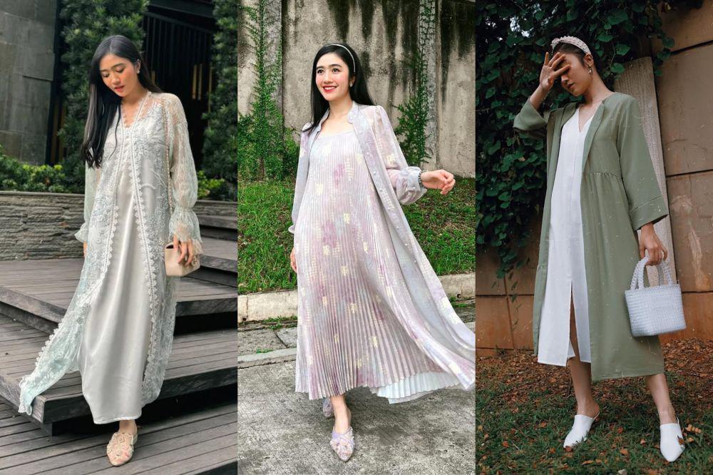 9 Ide Outfit Bukber Non Hijab ala Febby Rastanty, Menawan!