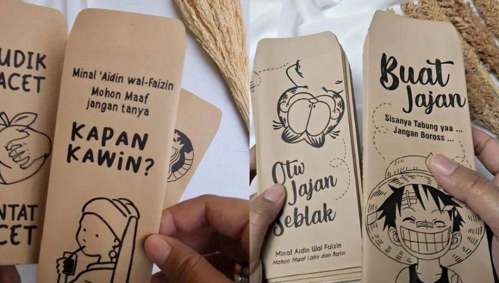 ide tulisan di amplop Lebaran (tiktik.com/srebu.project)