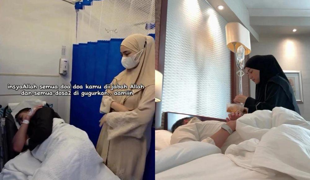 9 Potret Citra Kirana Susul Rezky Adhitya yang Sakit DBD di Makkah