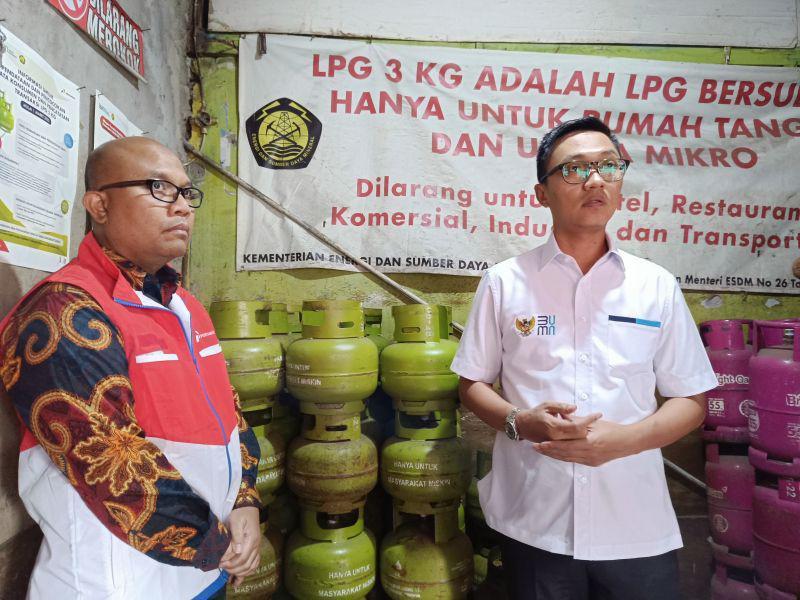 Kementerian BUMN Cek Pangkalan LGP di Bandung: HET di Rp16.600