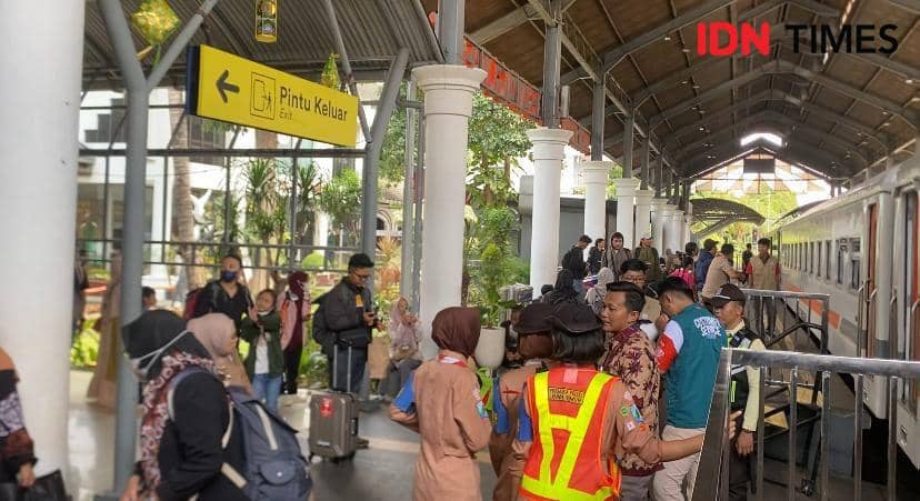 Mudik, 66 Ribu Orang Sudah Meninggalkan Surabaya Naik Kereta Api