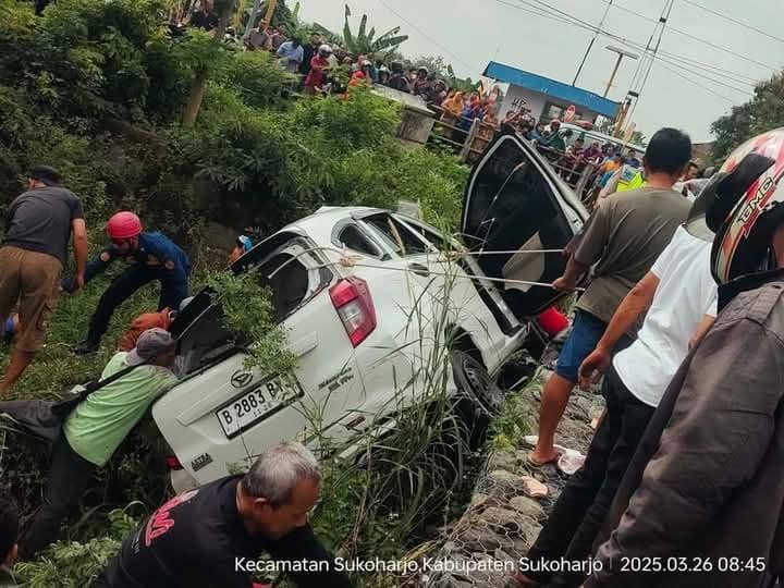 KA Batara Kresna Kecalakaan di Sukoharjo, 4 Orang Tewas