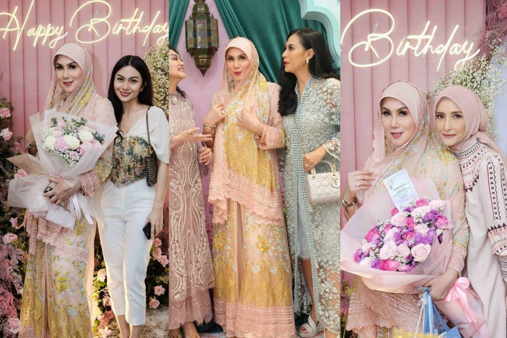 9 Gaya Marini Zumarnis di Pesta Ultahnya, Glam nan Santun