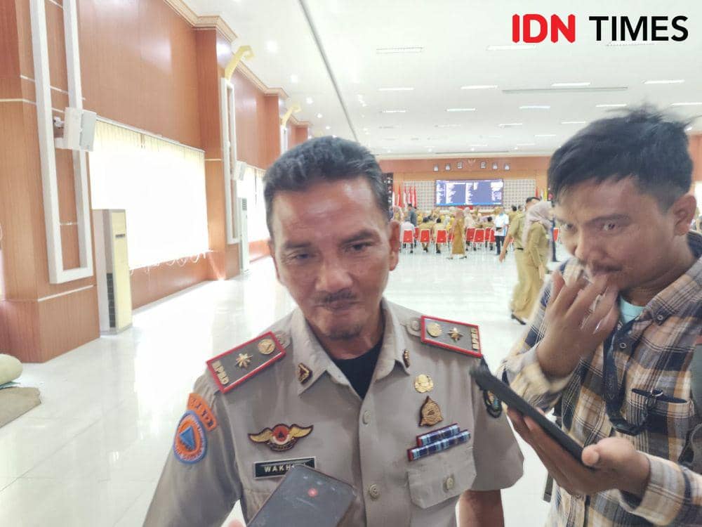 Kepala BPBD Bandar Lampung, Wakhidi. (IDN Times/Muhaimin)