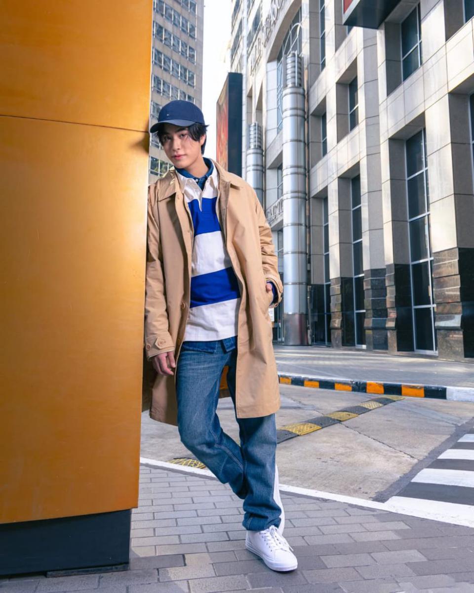 outfit polo shirt ala Gemini Norawit (instagram.com/gemini_nt)