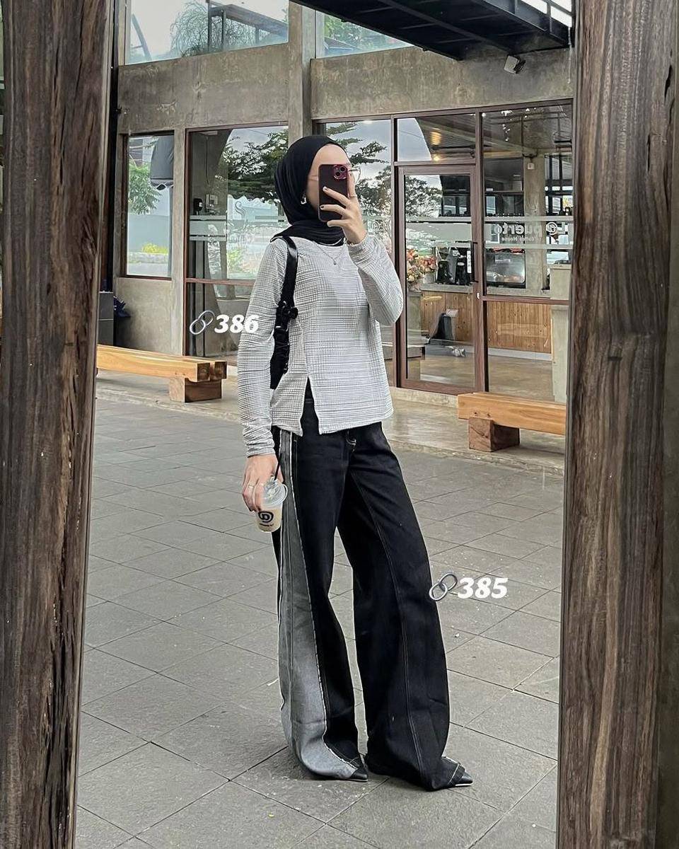 potret ide outfit casual and stylish ala Azteza Febby (instagram.com/azt.fbby_)