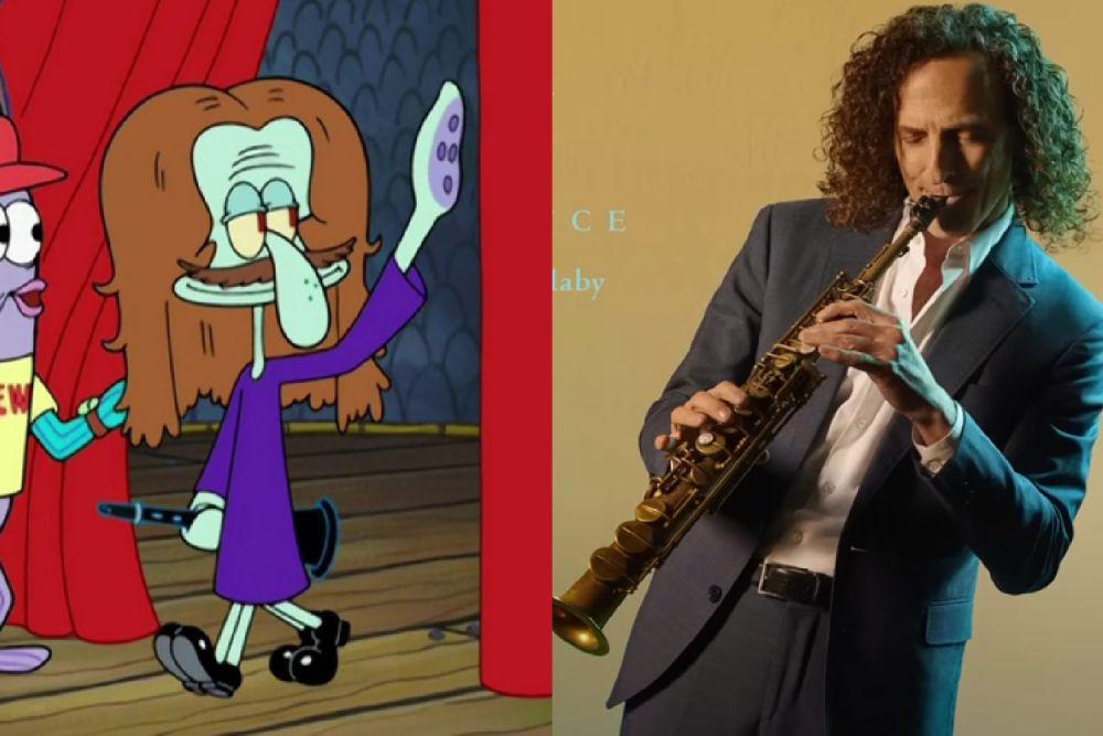 Keply G dan Kenny G (dok. Nickelodeon/SpongeBob SquarePants | youtube.com/KennyGOffical)