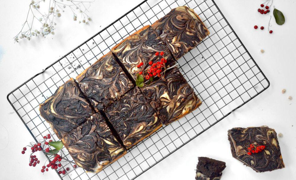 5 Tips Bikin Marble Cheese Brownies, Cantik dan Moist buat Hampers
