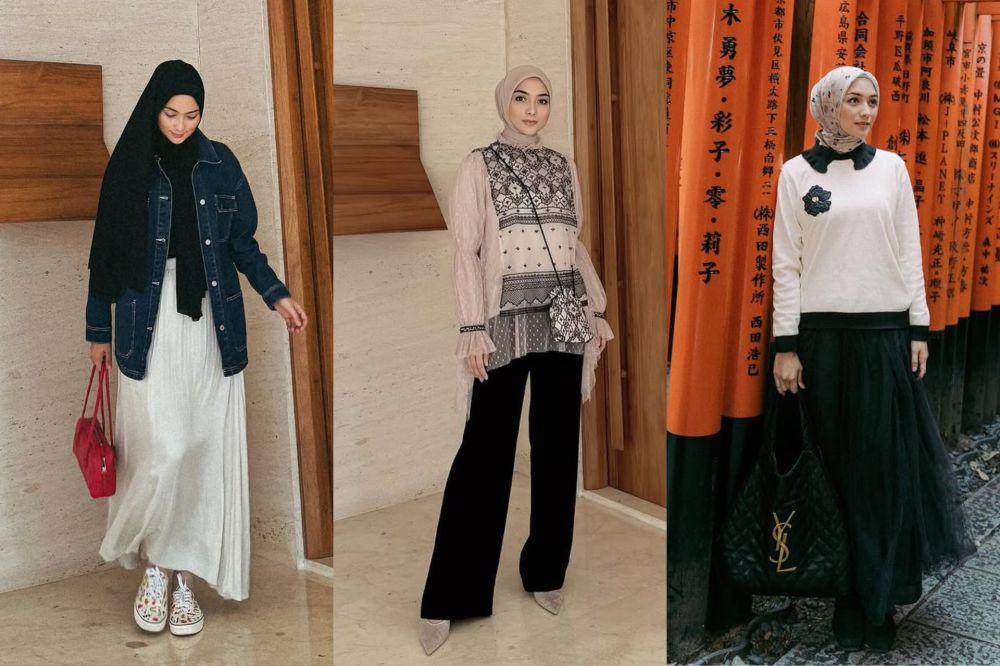8 Inspirasi Outfit Bukber Pakai Rok dan Celana ala Citra Kirana, Cakep