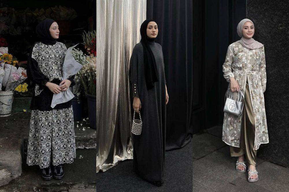 referensi outfit Lebaran ala Helmi Nursifah (instagram.com/helminursifah)