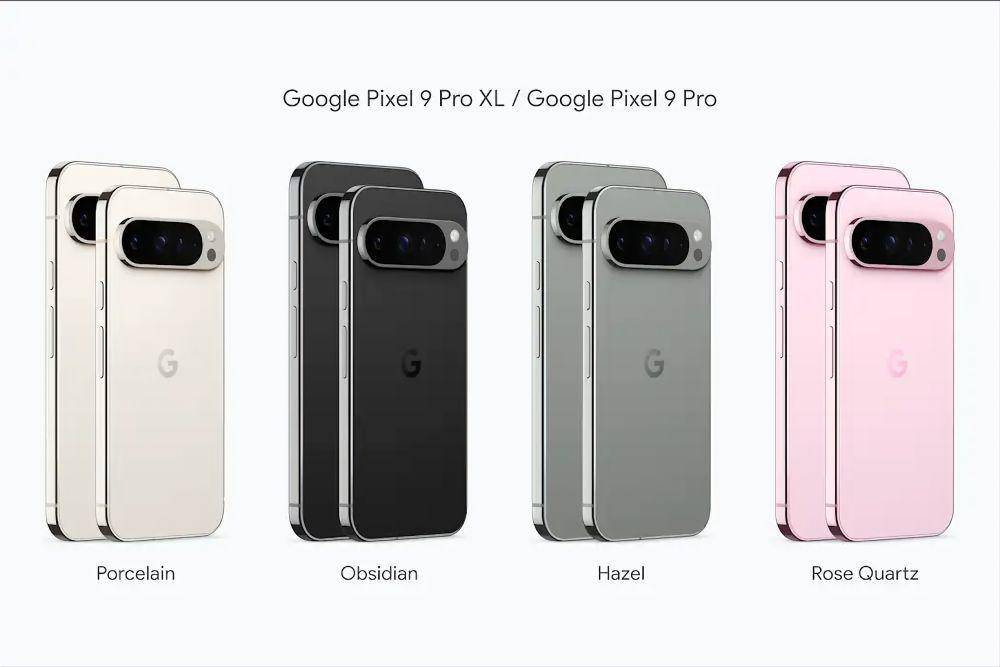 Opsi warna Google Pixel 9 Pro dan Pixel 9 Pro XL (google.com)