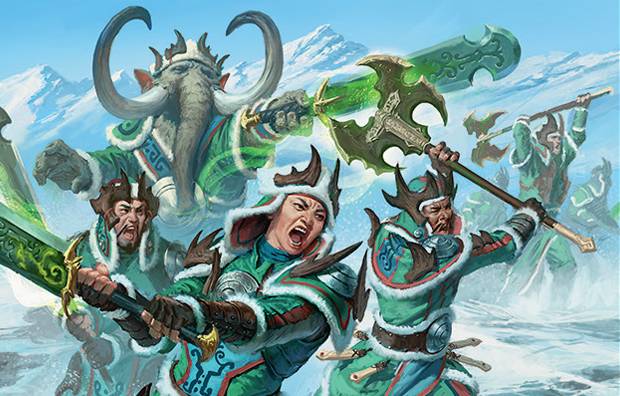 Preview Kartu MTG Tarkir Dragonstorm, Synchronized Charge!